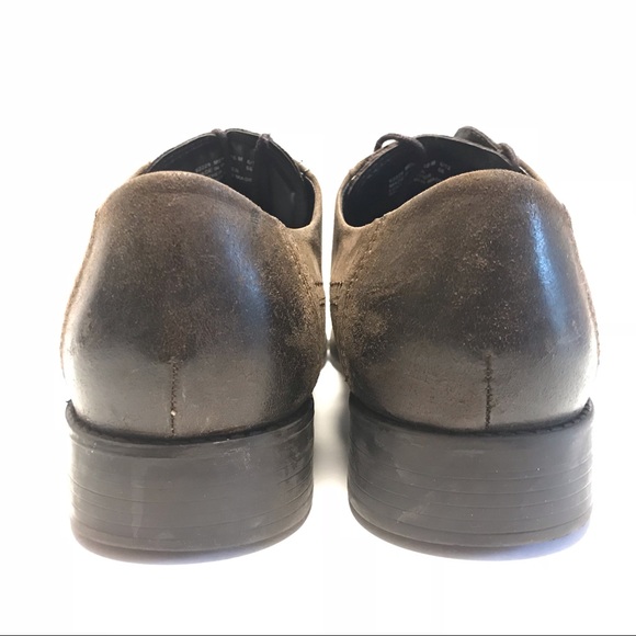 CLARKS Wallace Oiled Suede Lace Up Oxford 10 M main image 4